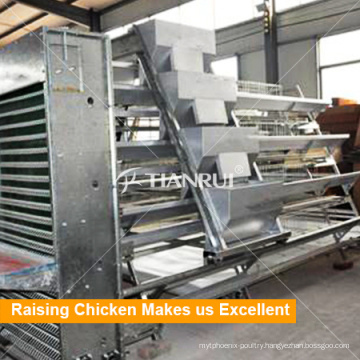 Tianrui New Raising Equipment A Type Automatic Broiler Cage System